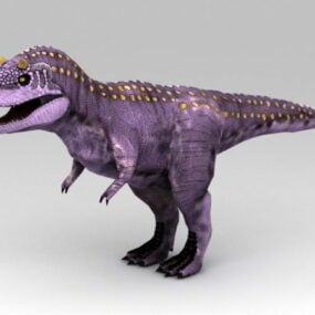 Modello 3d del dinosauro Carnotaurus