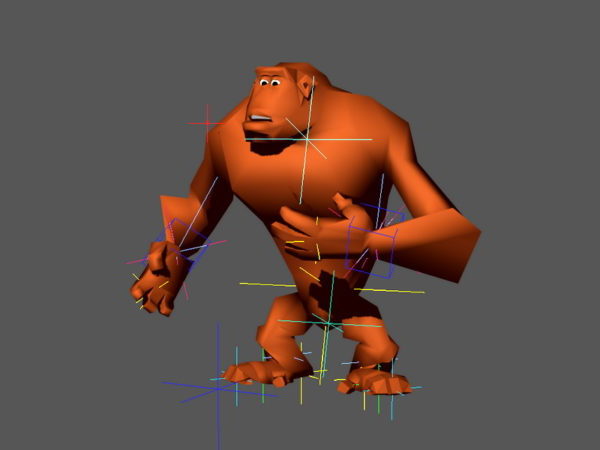 Animated Ape Rig