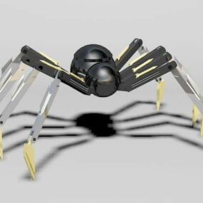 Modello 3d del robot ragno