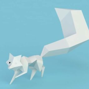 Laag Poly Fox 3D-model