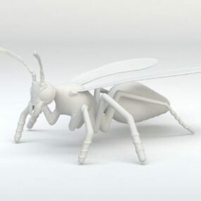 Beauty Bee Animal 3d model
