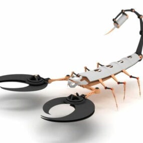 3d модель робота-скорпіона