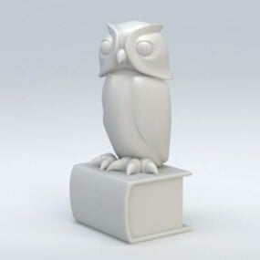 Owl Figurine 3d model