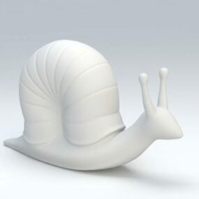 Snail Figurine 3d model