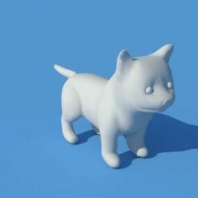 子犬犬3Dモデル