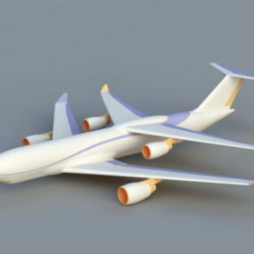Modern Biplane 3d model