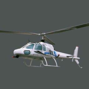 هلیکوپتر خصوصی مدل سه بعدی