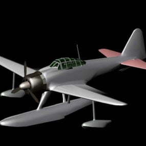 Nakajima A6m2-n modèle 3D