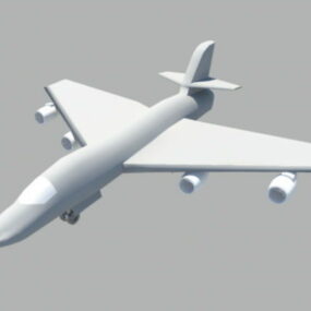 3д модель самолета-бомбардировщика
