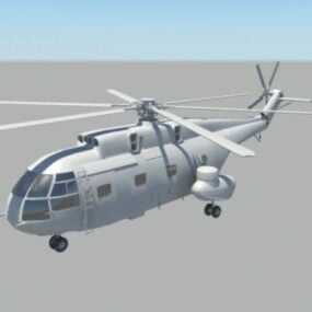 Sa 321 Super Frelon Heavy Transport Helicopter 3d μοντέλο