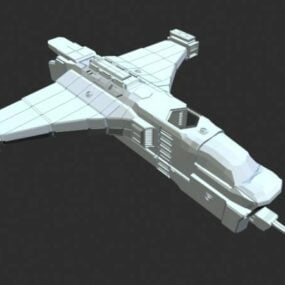 太空轰炸机3d模型