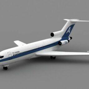 Boeing 727 flygplan 3d-modell
