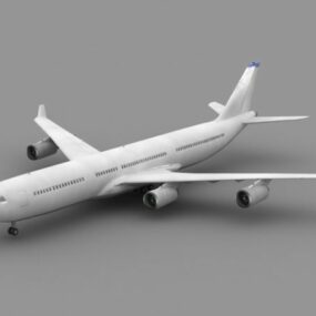 Авіалайнер Airbus A340 3d модель