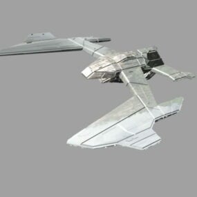 نموذج سفينة حربية مائية ثلاثية الأبعاد