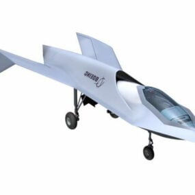 Boeing Bird Of Prey 3d-malli
