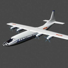 Chinesisches Y-8-Flugzeug 3D-Modell