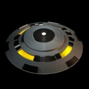 نموذج سفينة الفضاء UFO 3D