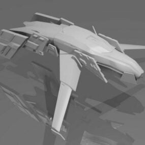 Sci Fi Dropship 3d model