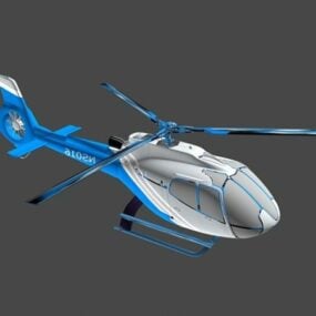 Private Helicopter 3d model