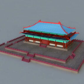 Mô hình 3d Cung điện Hoàng gia Trung Quốc