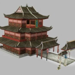Model 3D pawilonu księcia Tenga