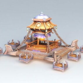 Fantastic Sacrificial Altar Tower 3d model