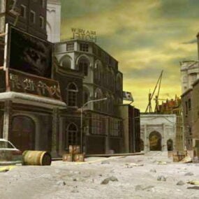 City In Ruins 3d model