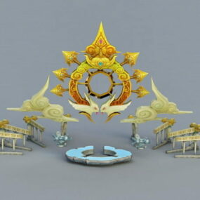 Fantasy Altar 3d model