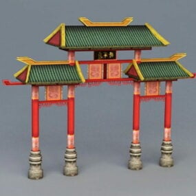 Ancient Paifang 3d model