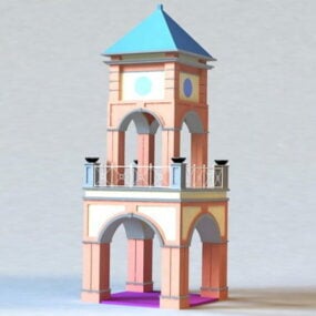 Küçük Çan Kulesi 3d modeli