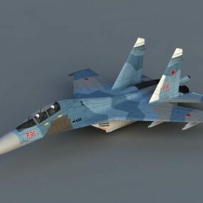 Su-30 Aircraft 3d model