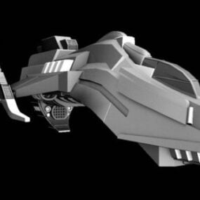 Sci-fi Starfighter 3D-model
