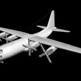 C-130 Hercules Aircraft 3d μοντέλο