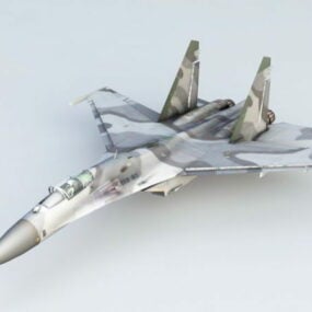 Su-27 Flanker 3d-modell