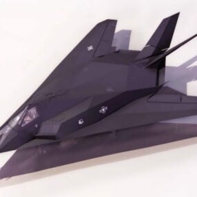 F-117 夜鹰 3d 模型