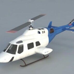 Modello 3d dell'elicottero aziendale