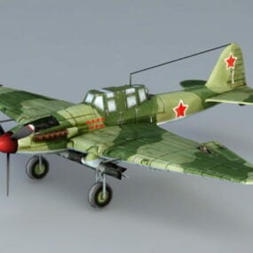 Mô hình 2d Ilyushin Il-3 Sturmovik