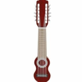 Ti-strenget guitar 3d model