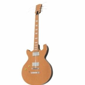 Stålstrengs elektrisk gitar 3d-modell
