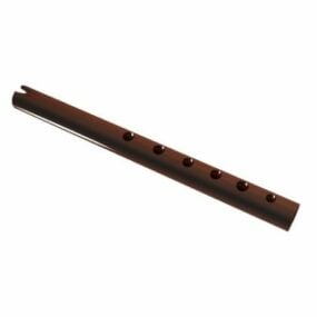 3д модель бамбуковой флейты