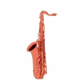 Modelo 3d de saxofone barítono