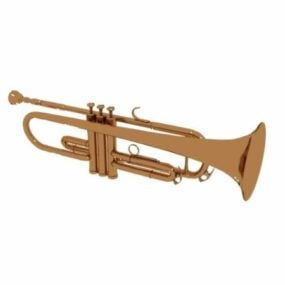 Normaali trumpetti 3d-malli