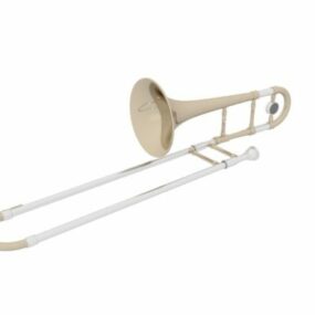 Mô hình 3d Trombone Tenor