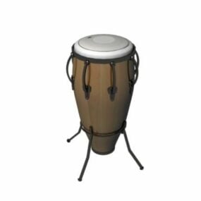 Candombe Drum 3d-modell