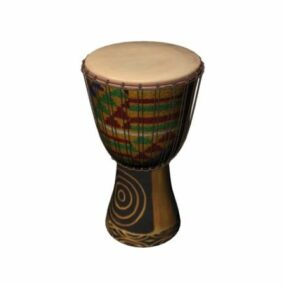 โมเดล 3 มิติของ Goblet Drum