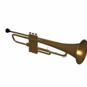 B♭ 3d модель труби