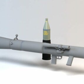 Model 3d Peluncur Roket Carl Gustaf