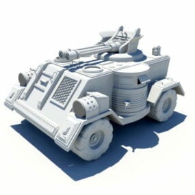 軍用装甲車3Dモデル