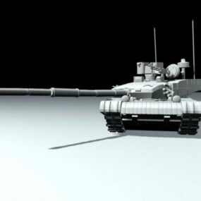 Model 3D głównego czołgu bojowego