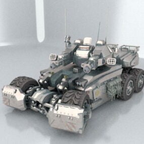 Model 3D przyszłego czołgu bojowego